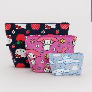 BAGGU Go Pouch Hello Kitty Set NWT